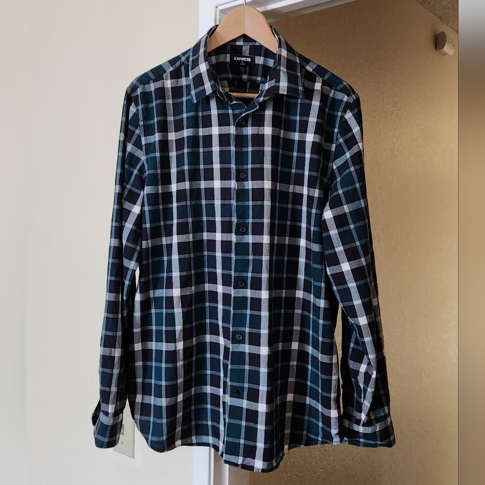 🤑Bundle & save! Express men's long sleeve button down shirt